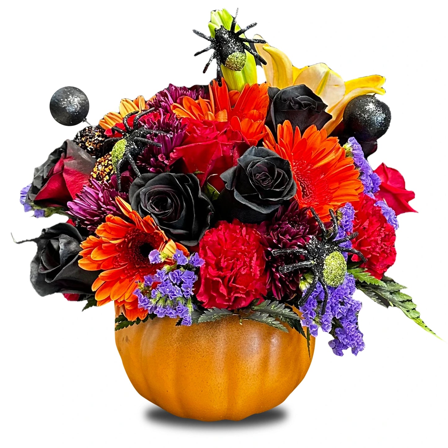 Days Flowers Florida: Halloween Glow bouquet with vibrant orange and yellow blooms. Radiant autumn colors for festive delivery in Summerfield, FL.