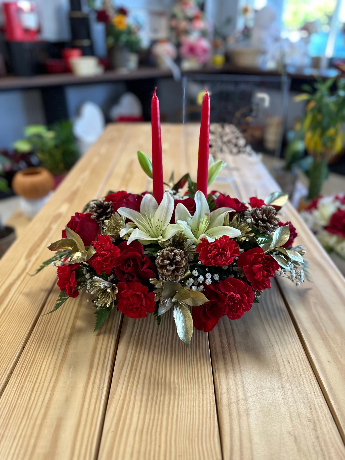 Festive Christmas Centerpiece