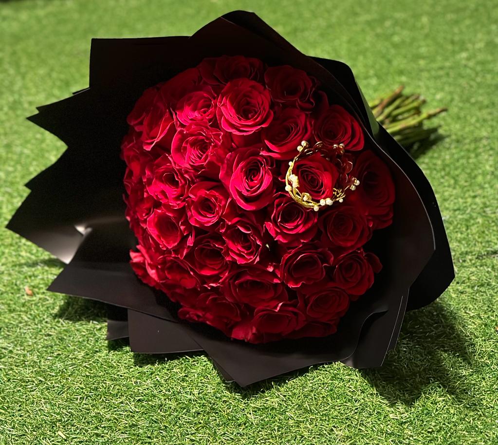 50 Red Roses Bouquet