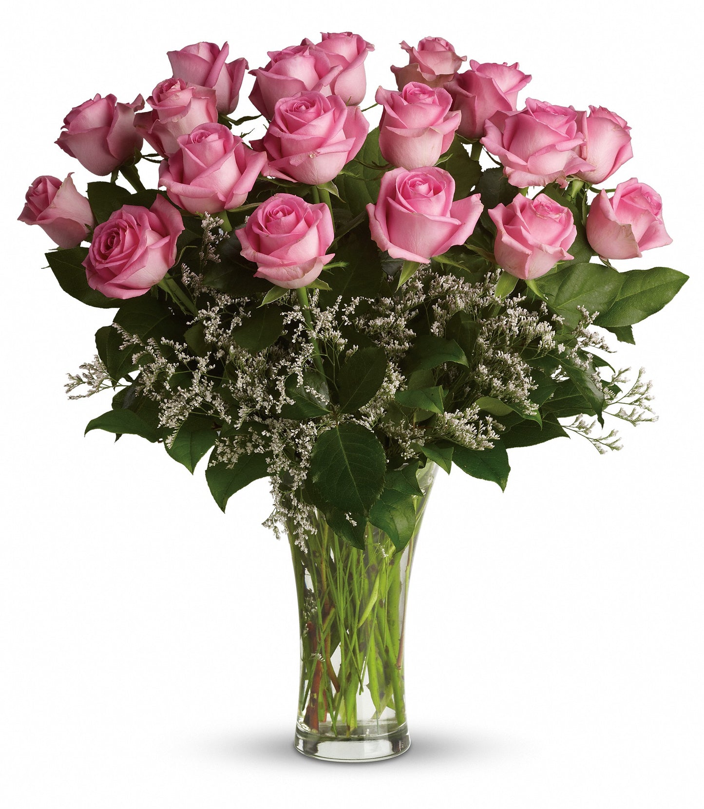 Make Me Blush - Dozen Long Stemmed Pink Roses
