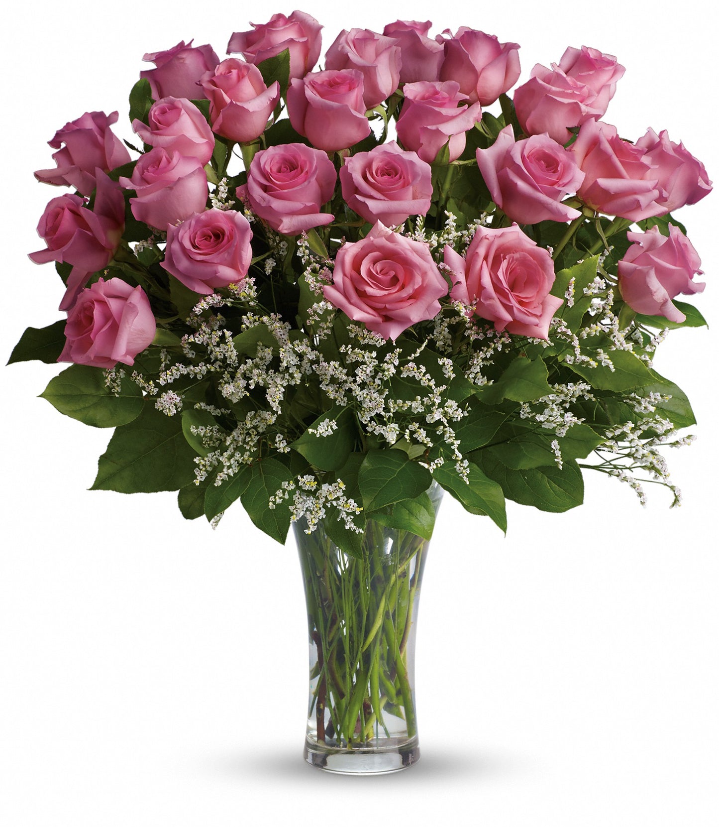 Make Me Blush - Dozen Long Stemmed Pink Roses