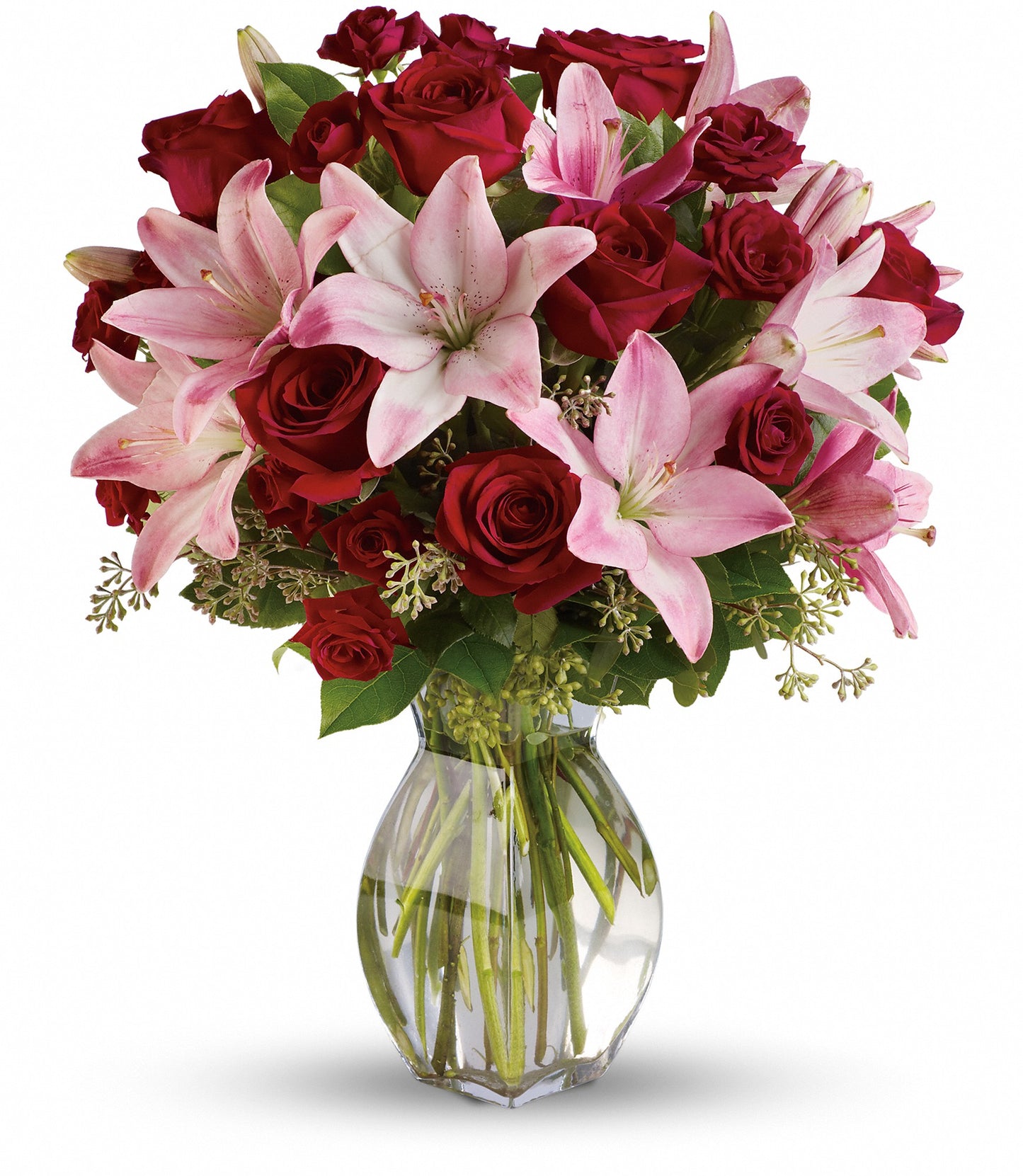Lavish Love Bouquet with Long Stemmed Red Roses