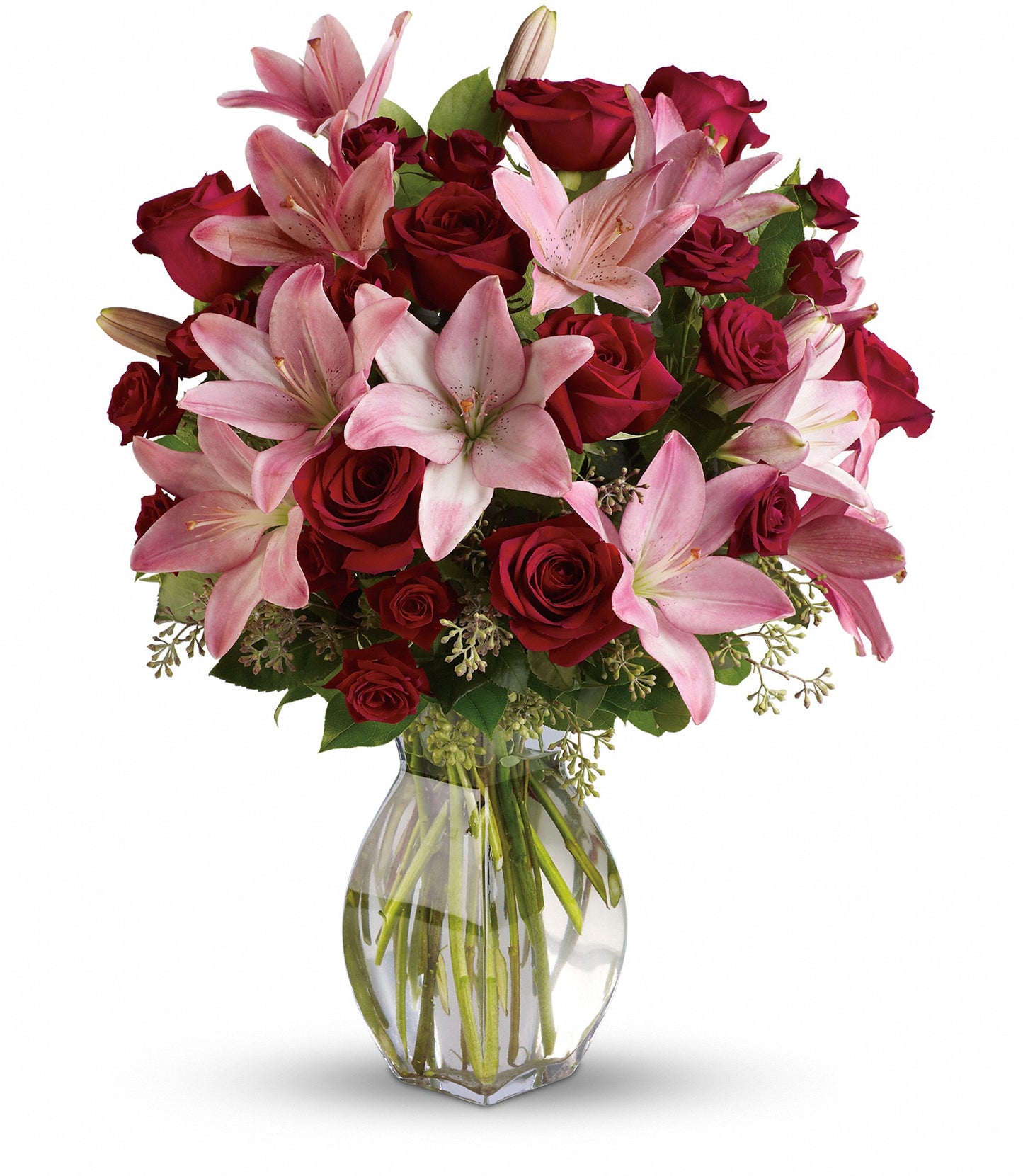 Lavish Love Bouquet with Long Stemmed Red Roses