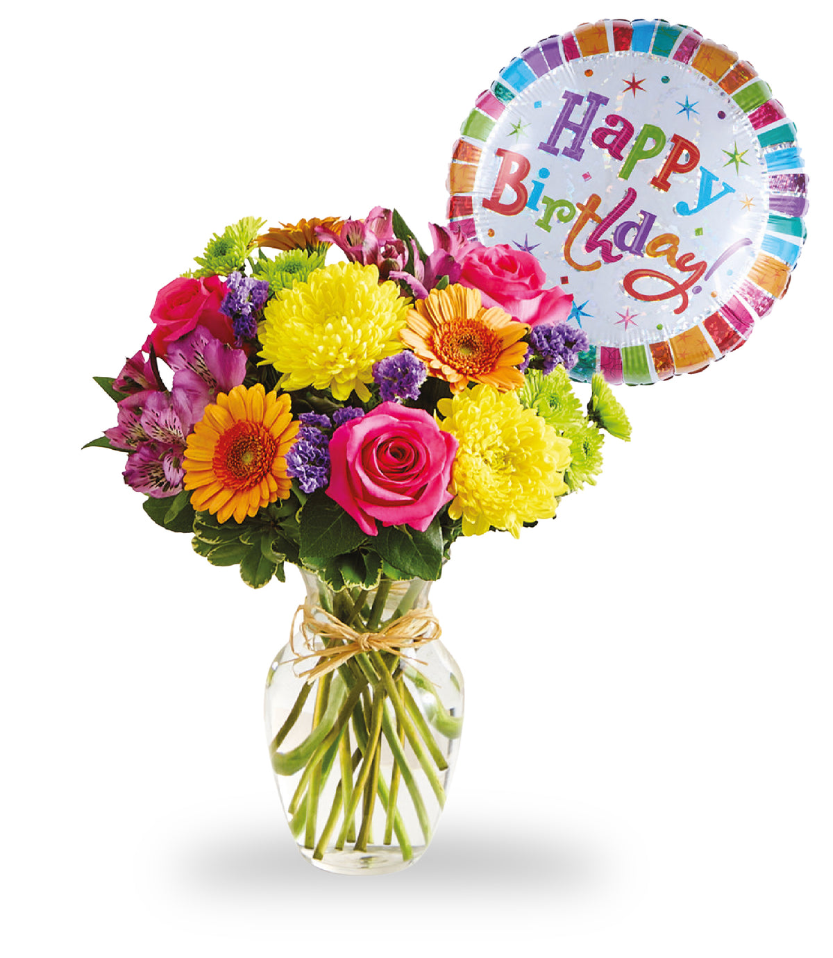 Birthday Balloon & Blossom Joy