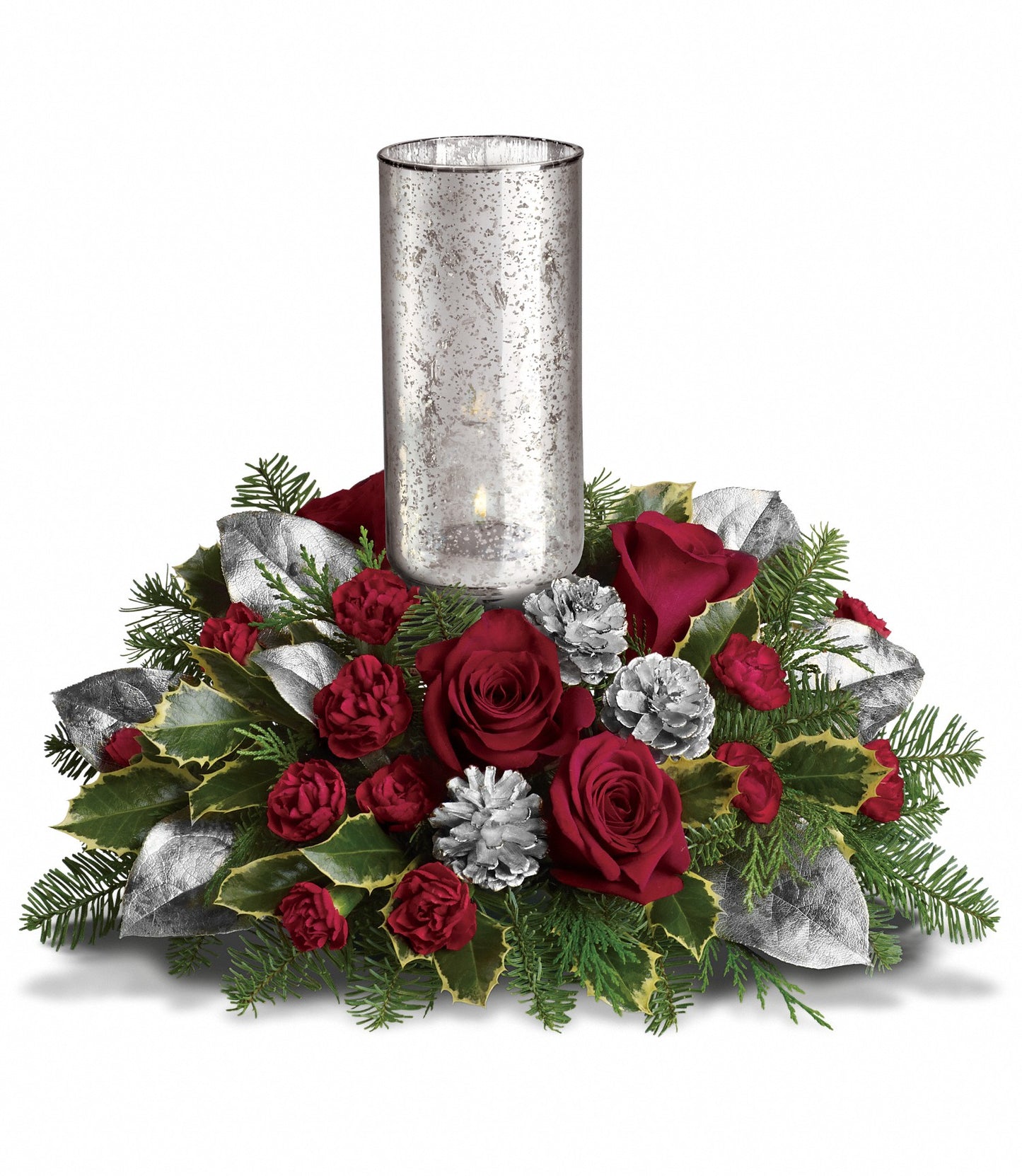 Silver Glow Centerpiece