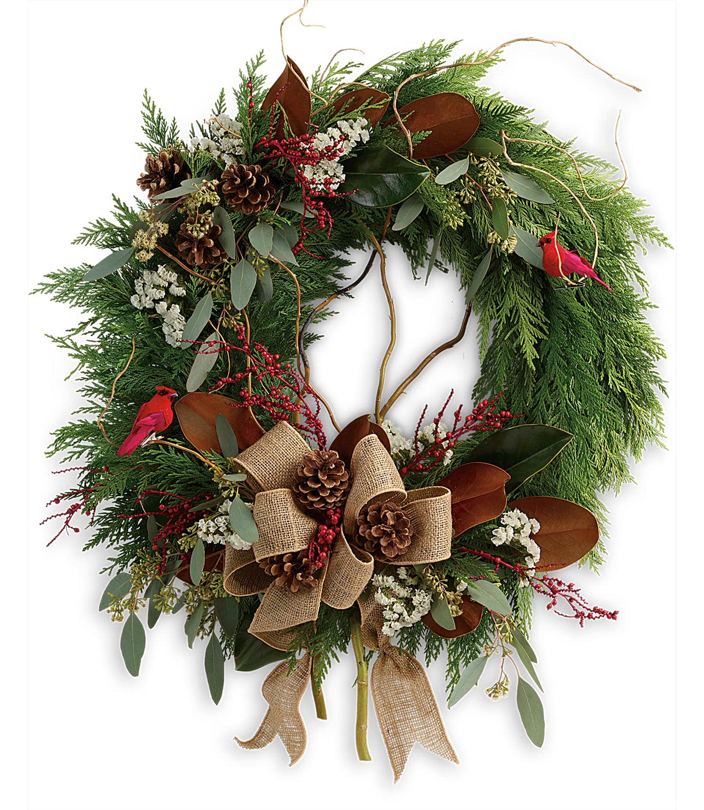 Rustic Christmas night Wreath