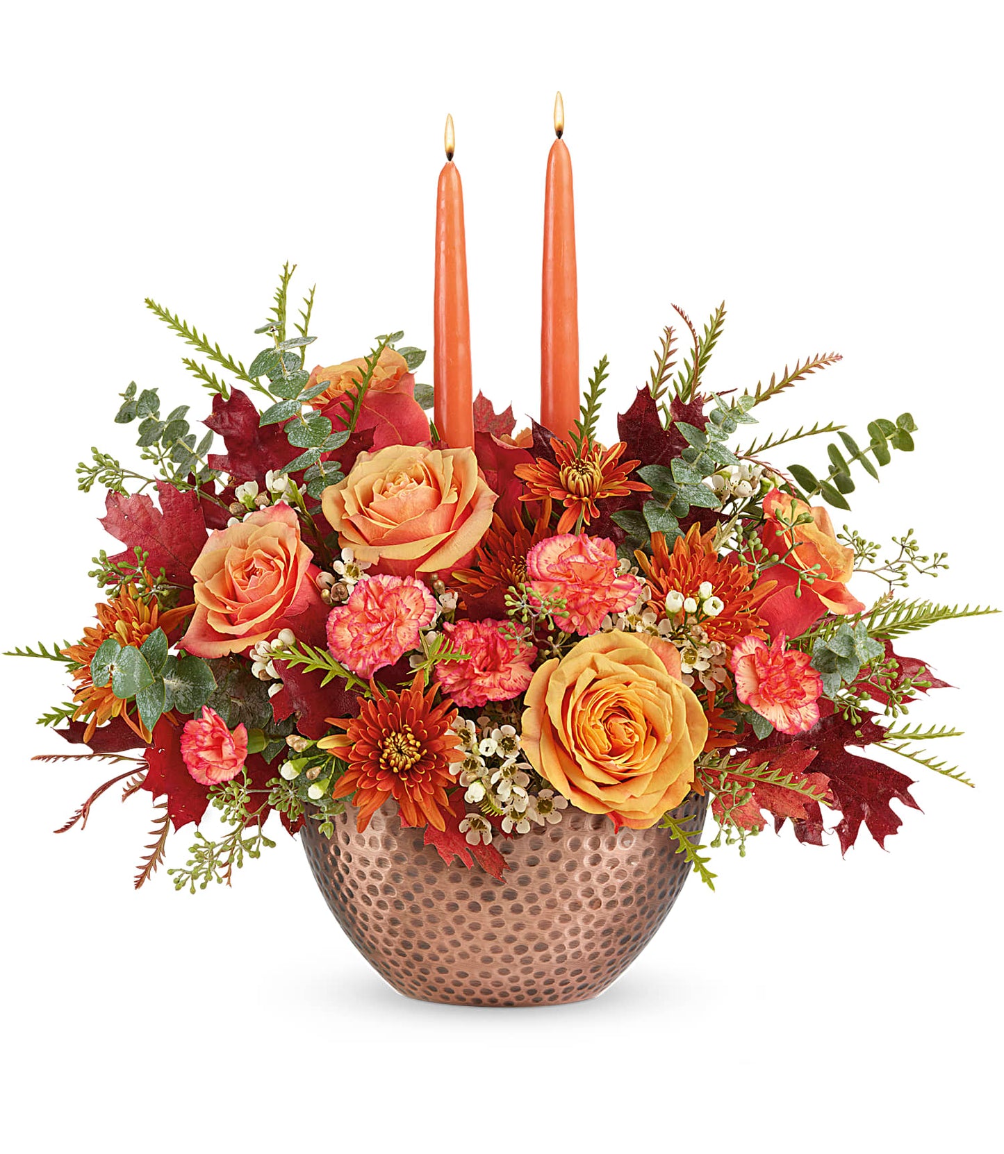 Gleaming Copper Centerpiece