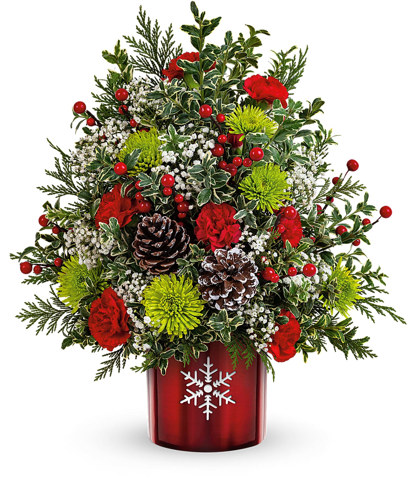 Festive Snowflake Tree