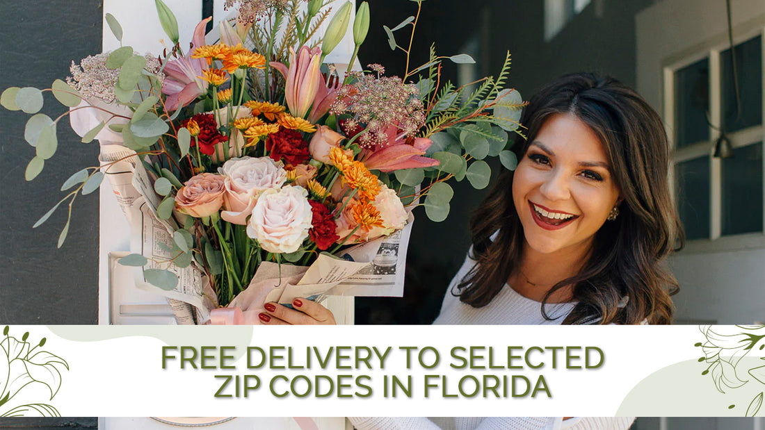 Free delivery to selected zip codes in Florida