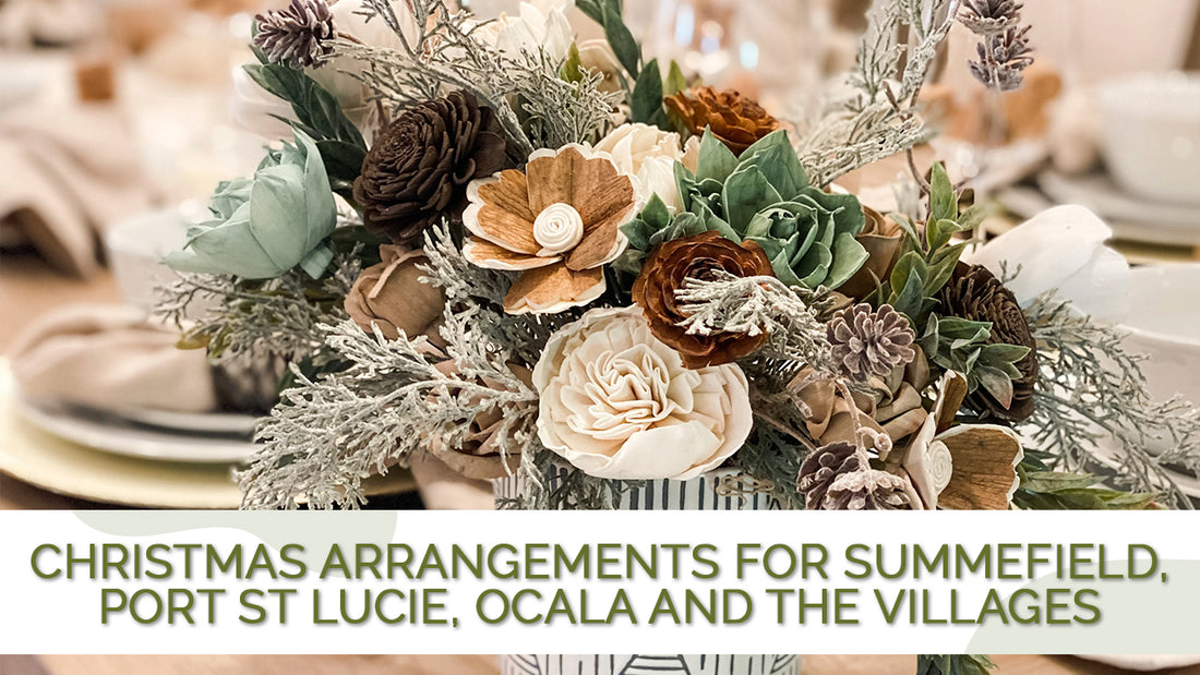 Christmas Arrangements for Summefield, Port St Lucie, Ocala and The Villages