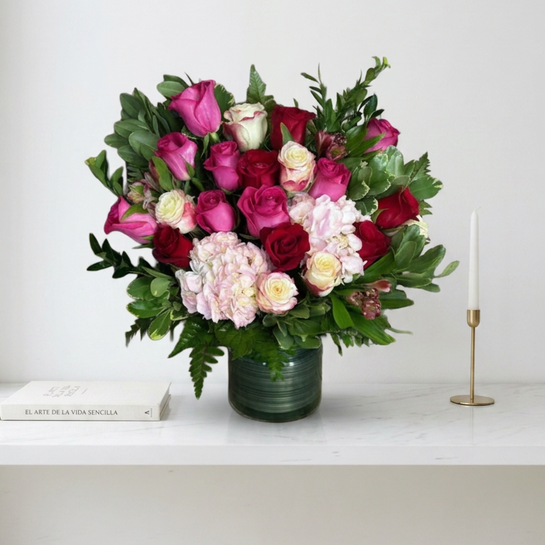 Harmonic Velvet & Rose Flower Arrangement | Days Flowers