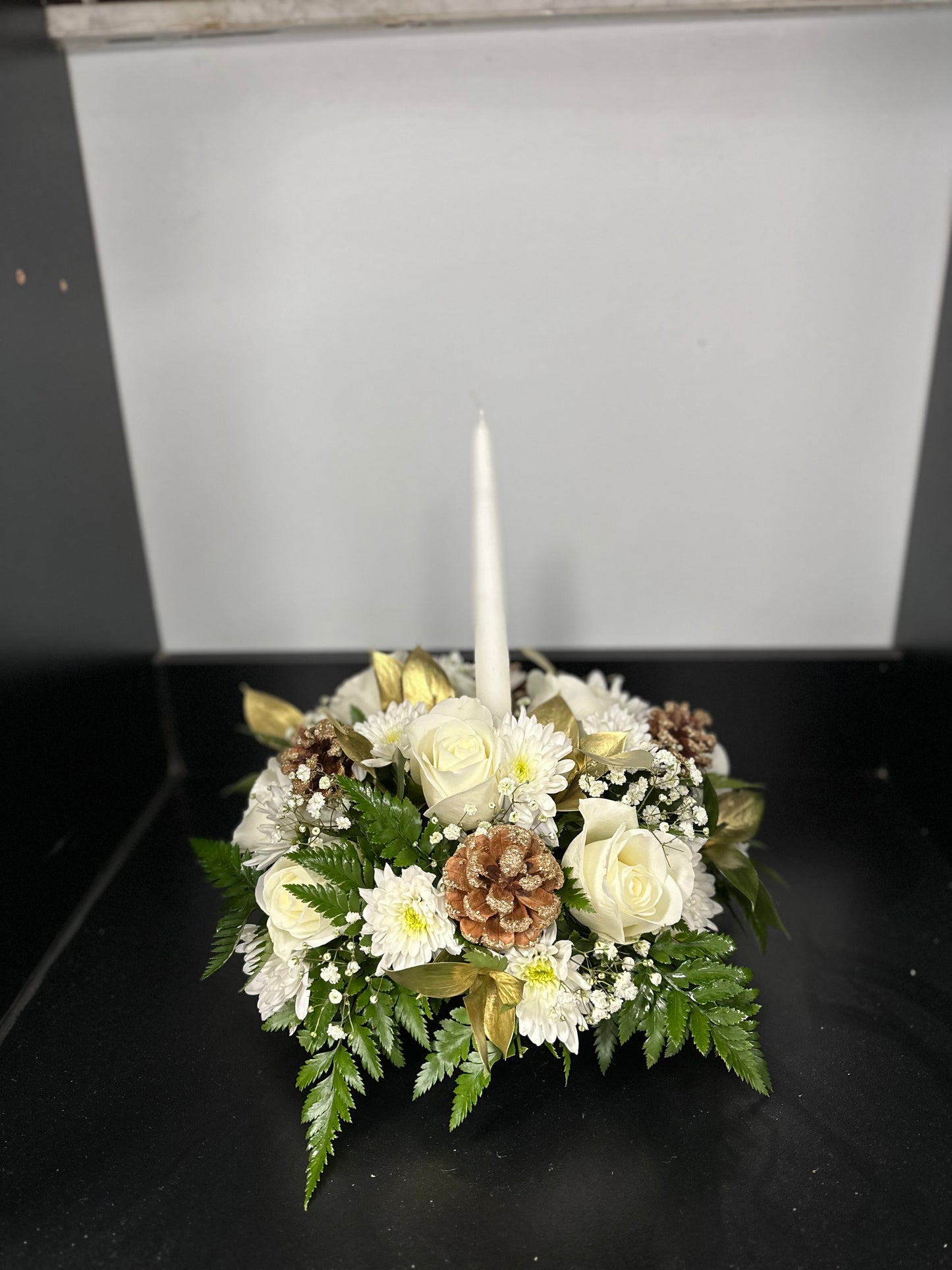 Midnight whisper centerpiece