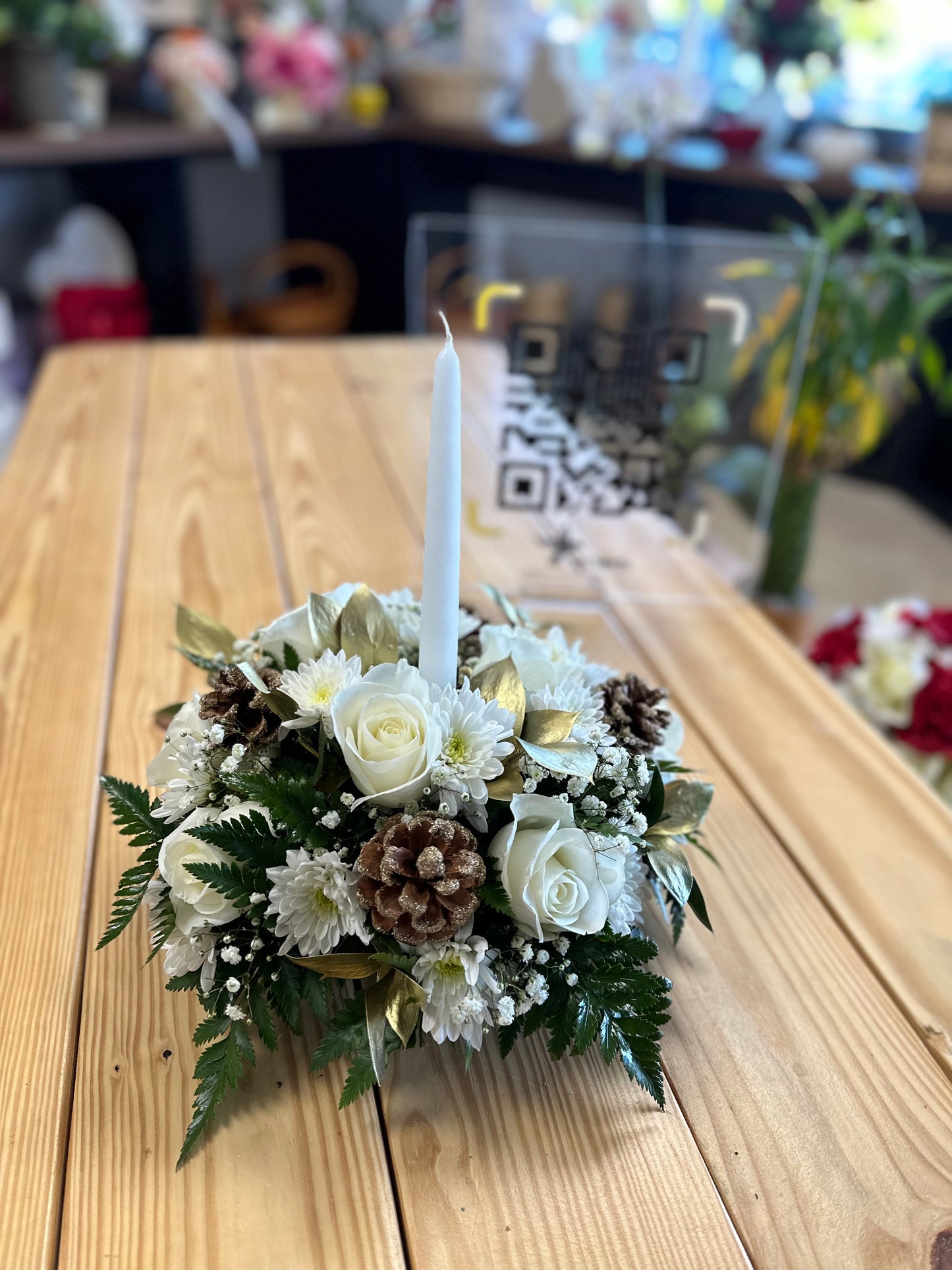 Midnight whisper centerpiece