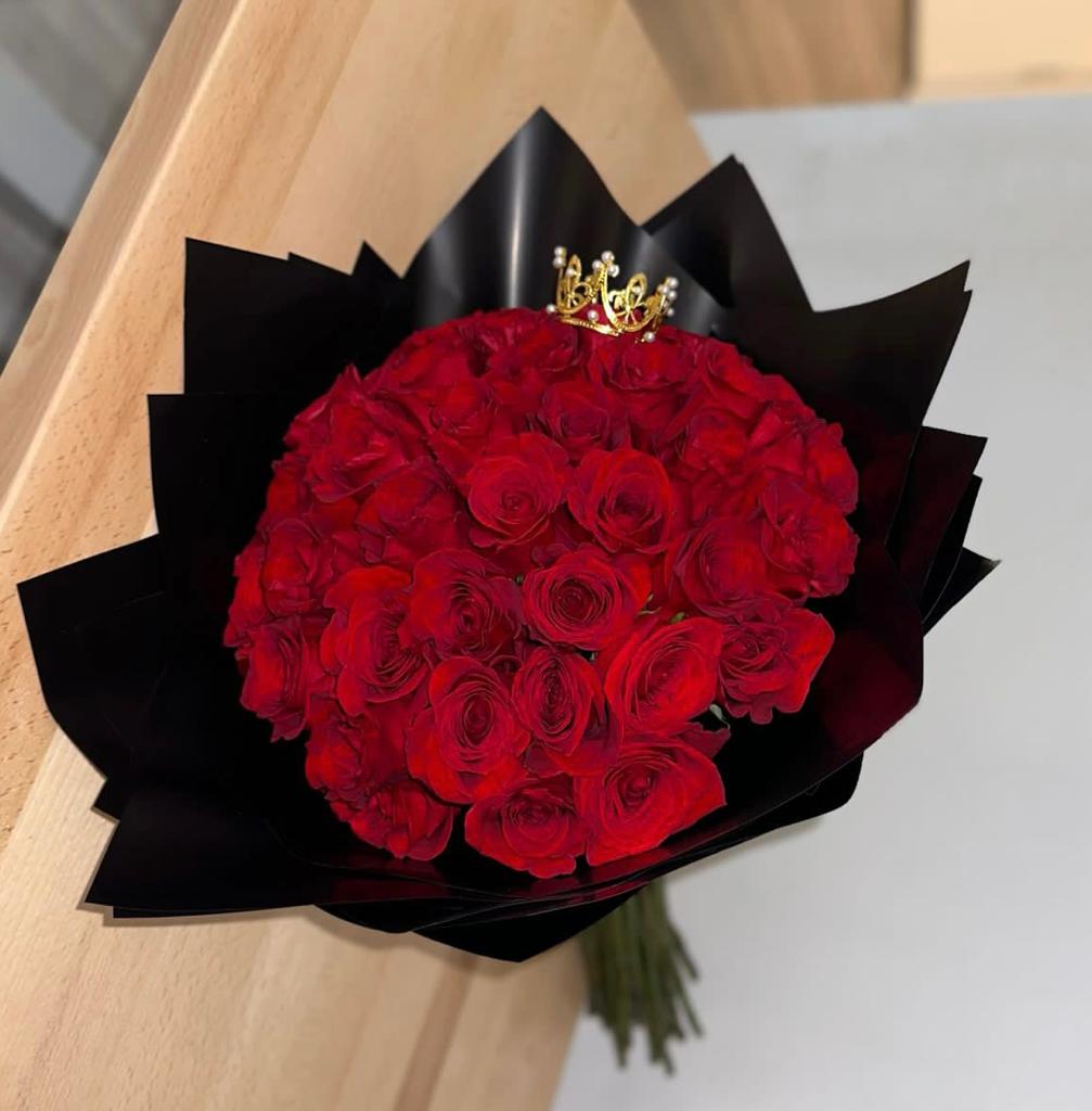 50 Red Roses Bouquet