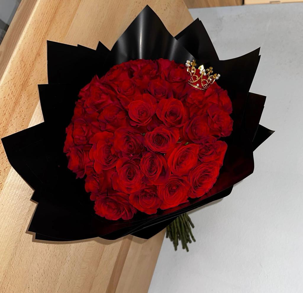 50 Red Roses Bouquet