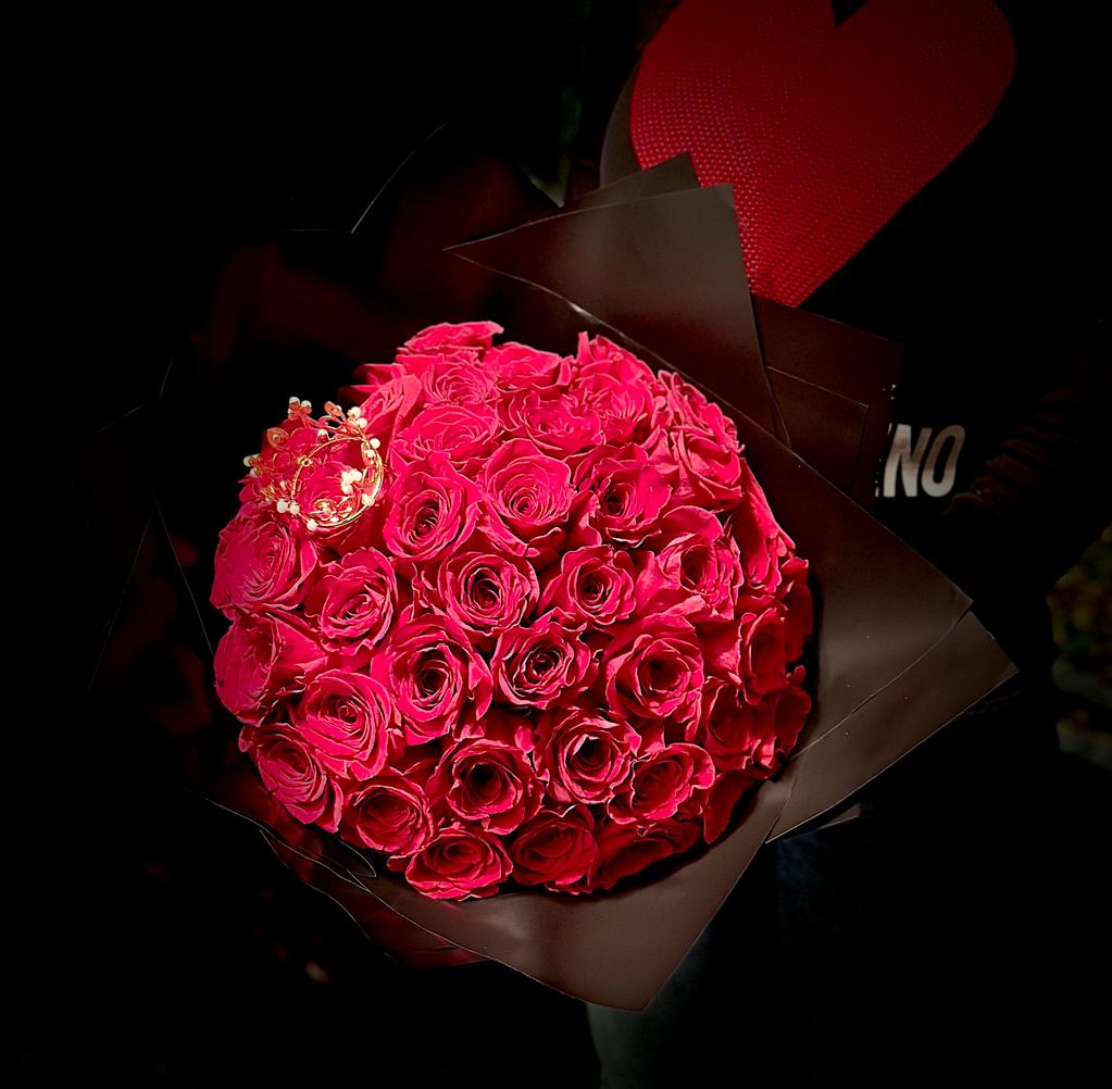 50 Red Roses Bouquet