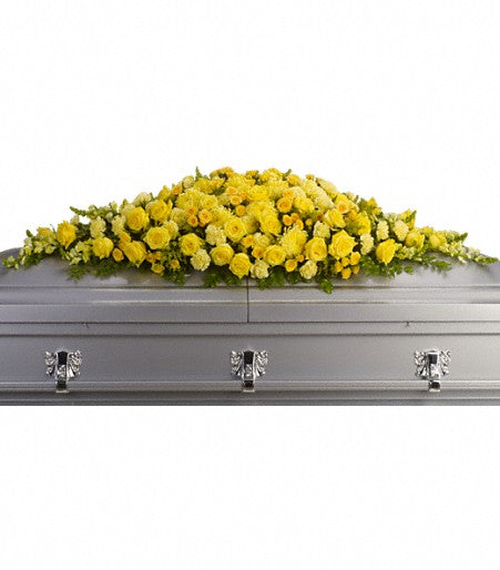 golden-garden-casket-spray