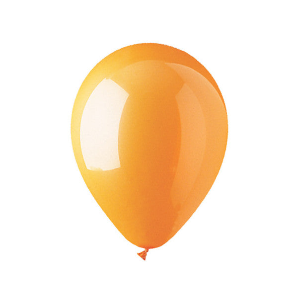 Orange helium balloon perfect for festive occasions in Summerfield, Ocala, Orlando, The Villages, and Port St. Lucie.