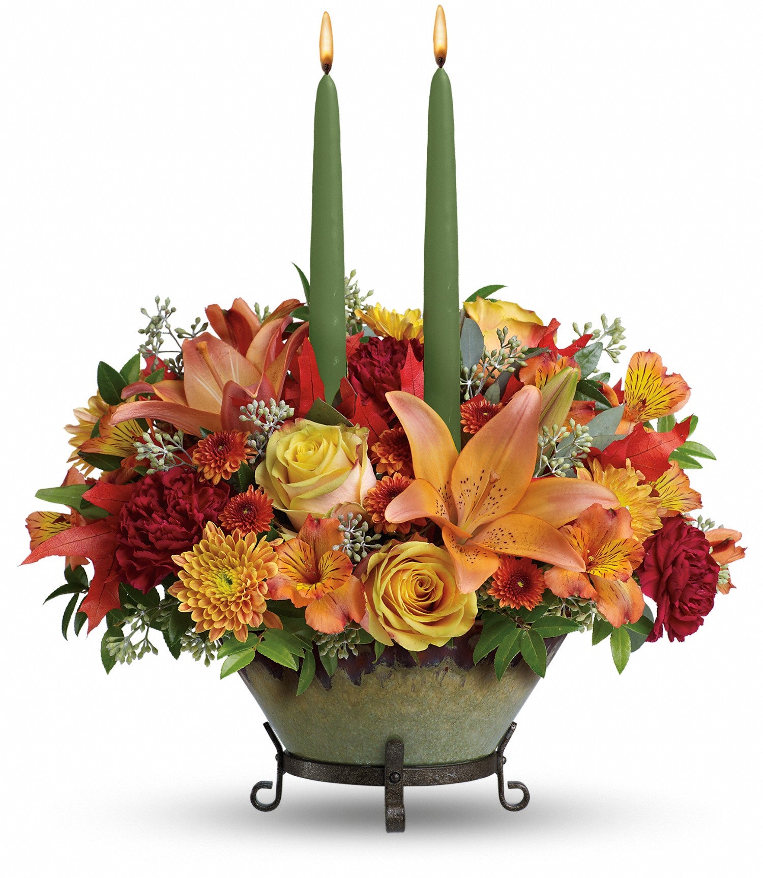 golden-fall-centerpiece