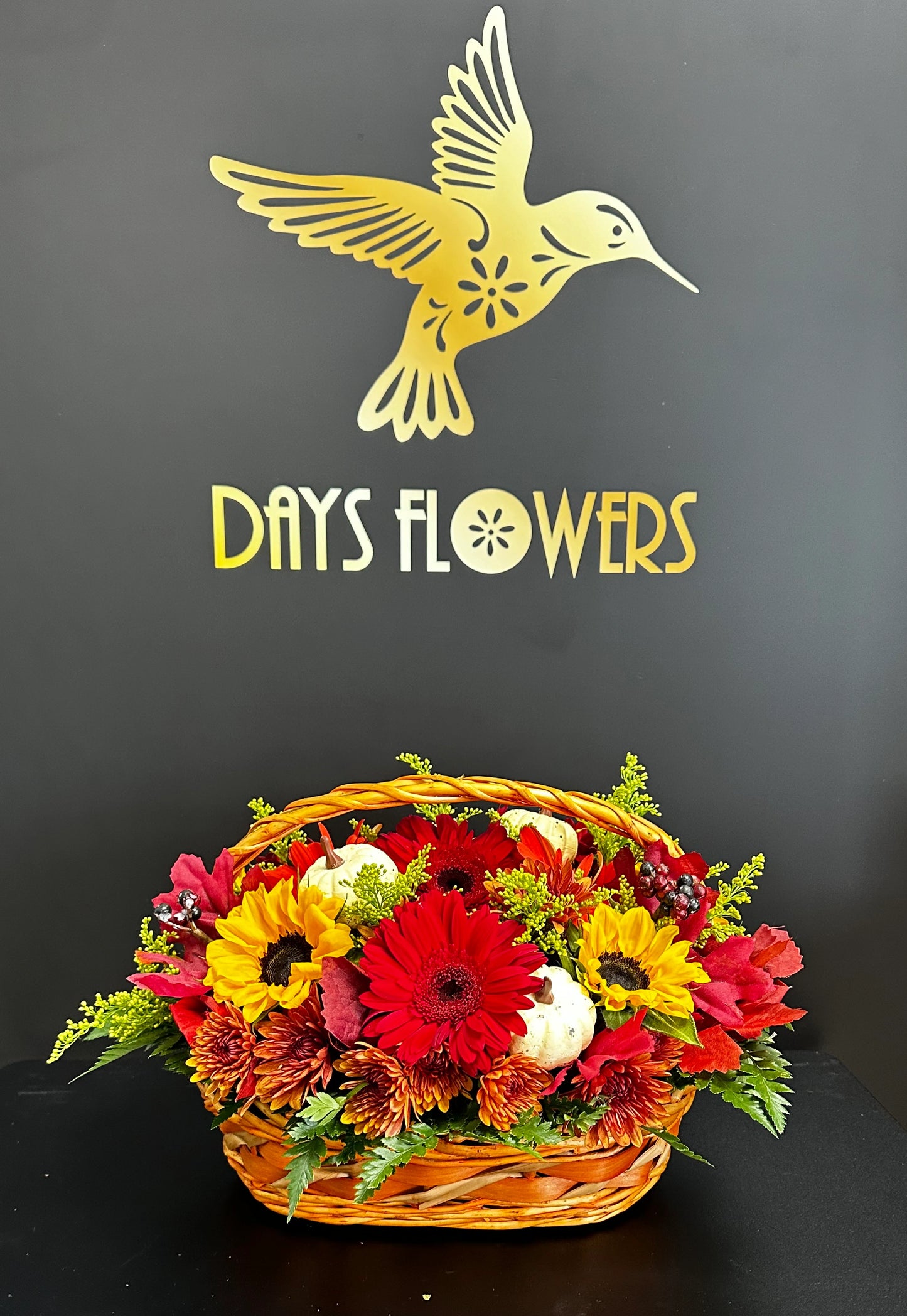 Basket of Gratitude - Thanksgiving Floral Arrangement